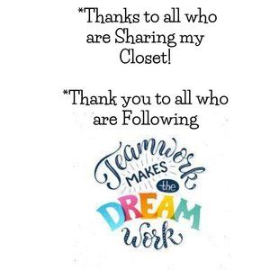 Thanks to all of you for Following & Sharing ~  Teamwork makes Dreamswork